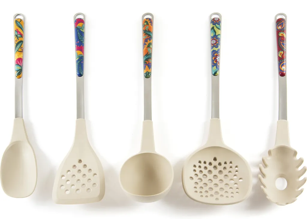 Excelsa Gipsy Soul: Set 5 Mestoli Nylon Colorati | Lavastoviglie OK