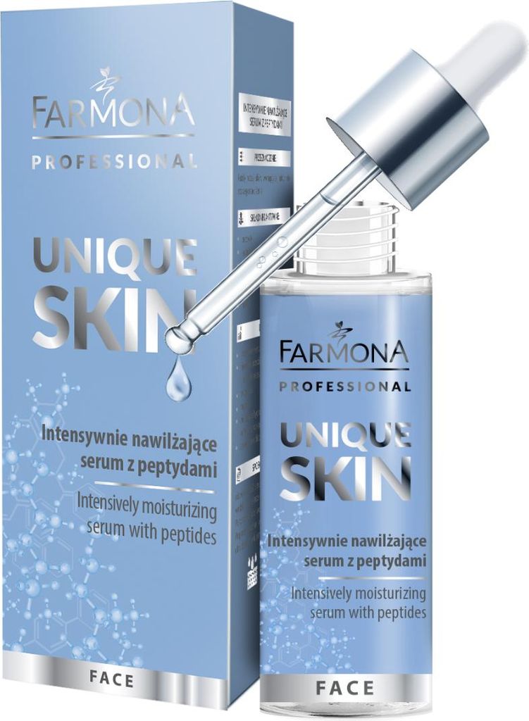 UNIQUE SKIN Intensiv Feuchtigkeits-Serum mit Peptiden