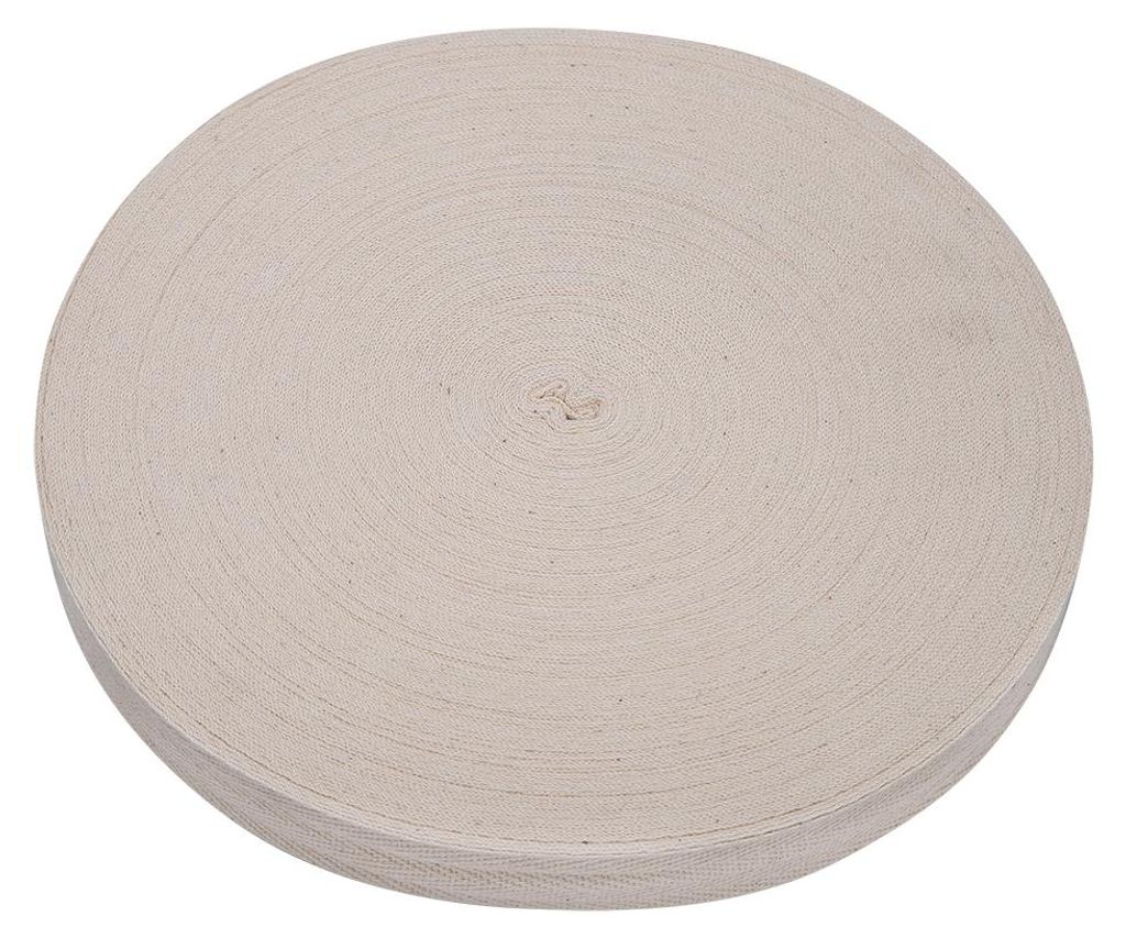 Baumwickelband aus Baumwolle, Bandage, Bindegurt, Veredelungsband, Bonsai-Gartengerät (2 cm, weiß)