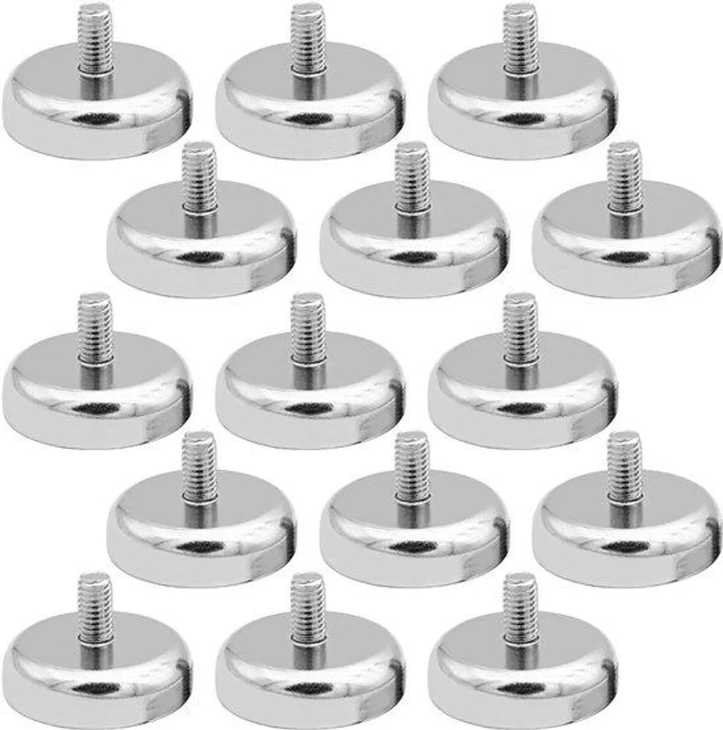 Fixation magnétique sans perçage 14kg aimant néodyme 20mm filetage M4