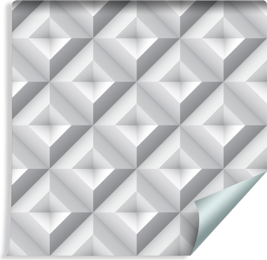 10m VLIES TAPETE Rolle Geometrie Moderne Rauten 3D Effekt Xxl