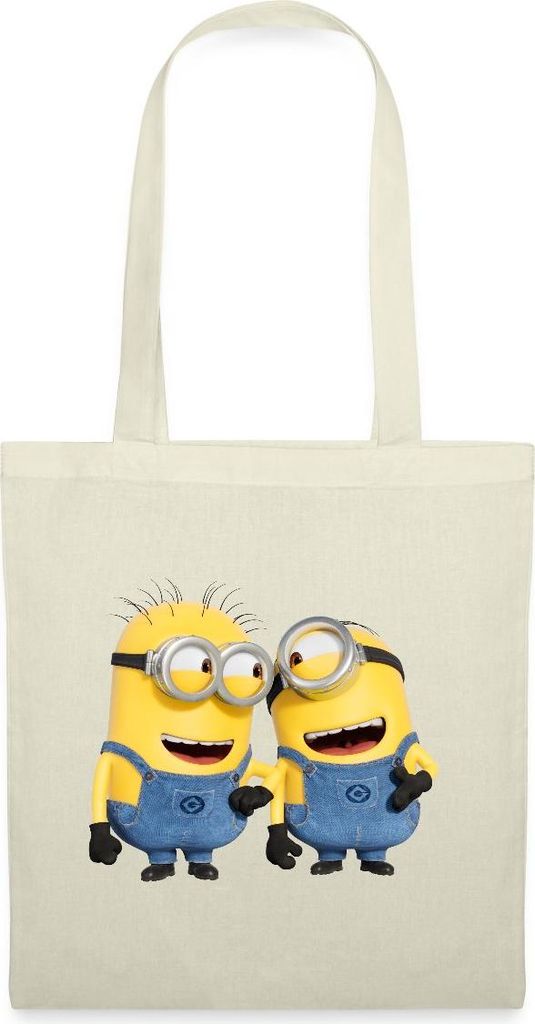 Spreadshirt Minions Despicable Me Phil Und Stuart Stoffbeutel, One size, Natur