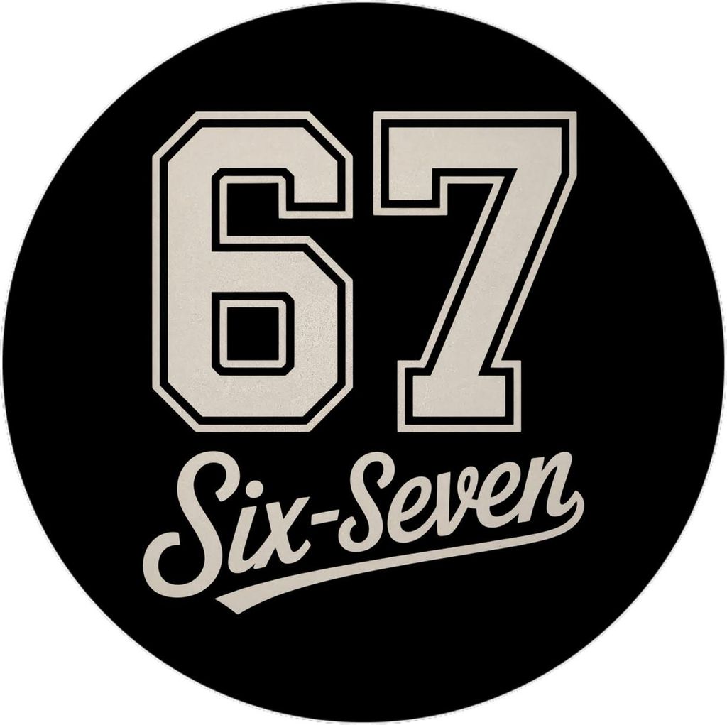 67 six-seven Meme Magnet für Social Media und Internetfans
