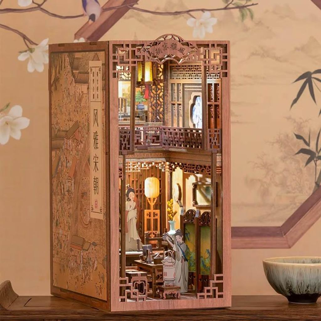 DIY Book Nook Qing-Dynastie Jasminblüte - 3D-Puzzle - 247 Produktbild 