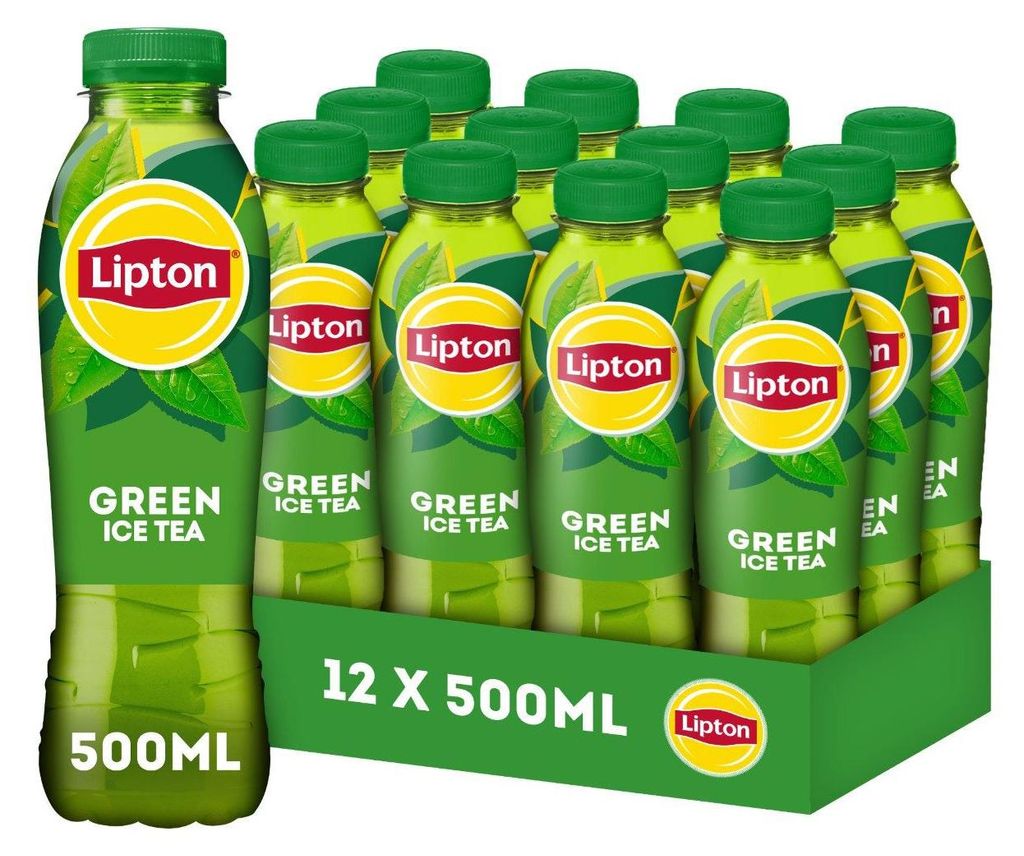 Lipton Green Tea 12 x 500ml, Erfrischender Grüner Tee, Produktbild 