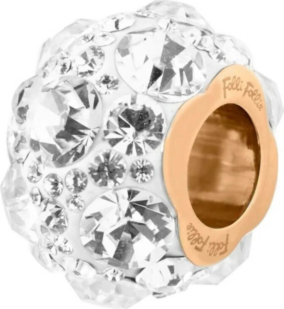 Ciondolo Donna 3p13t018rc Folli Follie Rosa 2,5cm Acciaio Inox