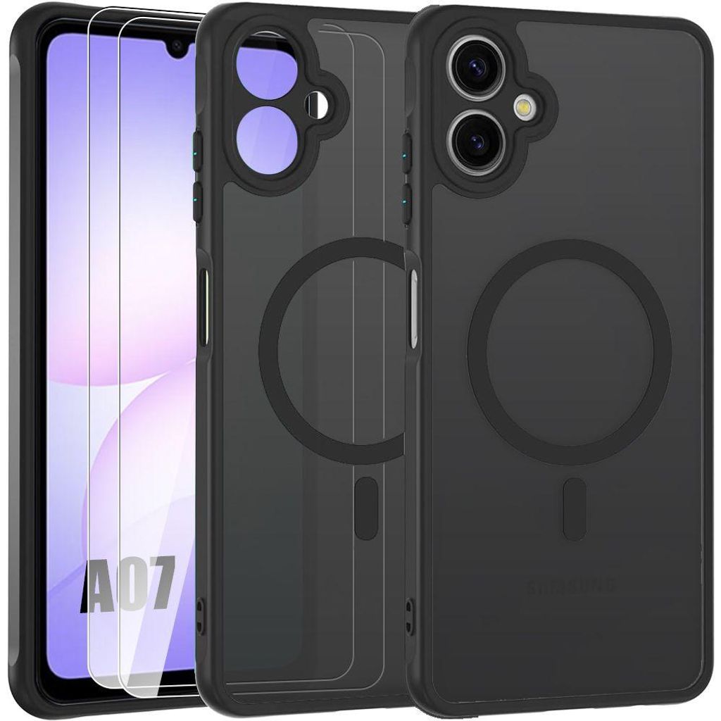 Coque + 2 Verres Trempés pour Samsung Galaxy A07, avec Image du produit 