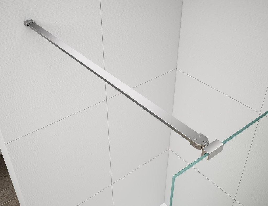 Polysan ESCA Eckstütze für Duschabtrennungen 1200mm, Chrom Produktbild 