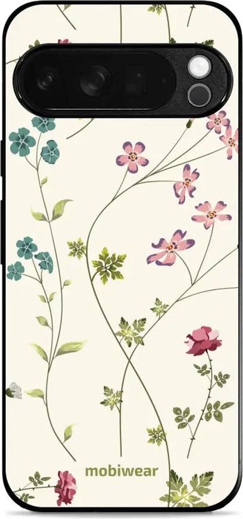 Handyhülle für Pixel 10 Pro XL, Mobiwear Glossy Case, Idyllische Blüte