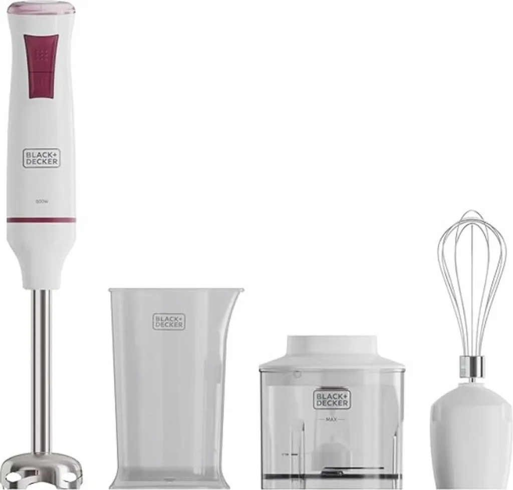 Mixeur plongeant pour soupe et velouté - Mixeur 600W puissant et léger
