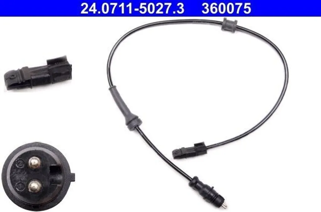 Capteur ABS Laguna I ATE 24.0711-5027.3 : Corrigez vos erreurs ABS