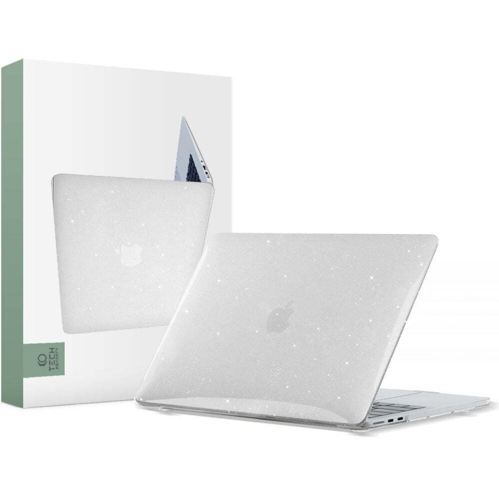 Tech-Protect Smartshell Macbook Air 13 M2 / M3 / 2022-2024 Glitzer Klar