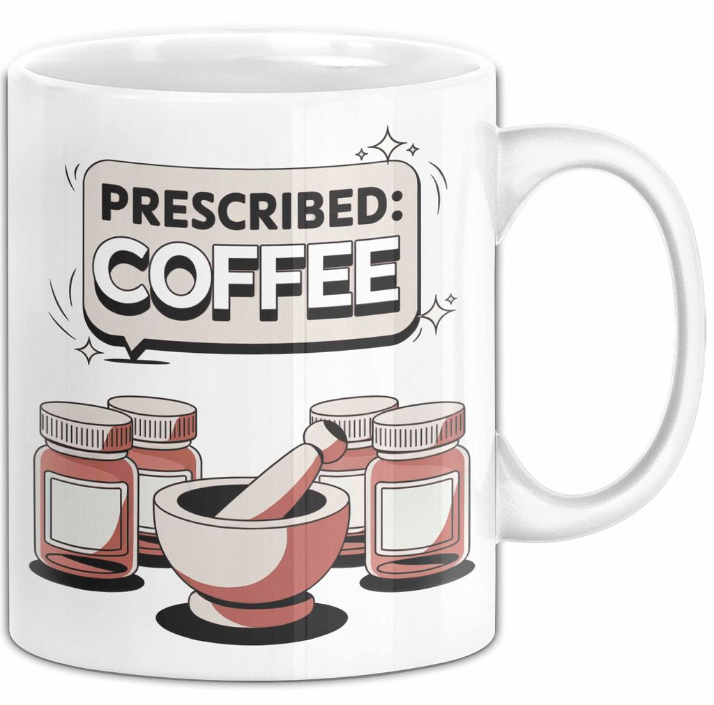 Apotheker Tasse Geschenk Lustige Geschenkidee Spruch Für Medizin Experten (Weiß)