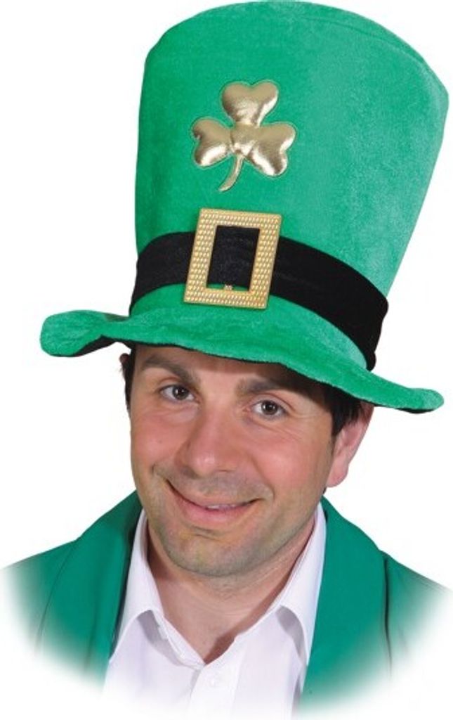 St. Patrick's Day Hut m. angenähtem Bart Produktbild 