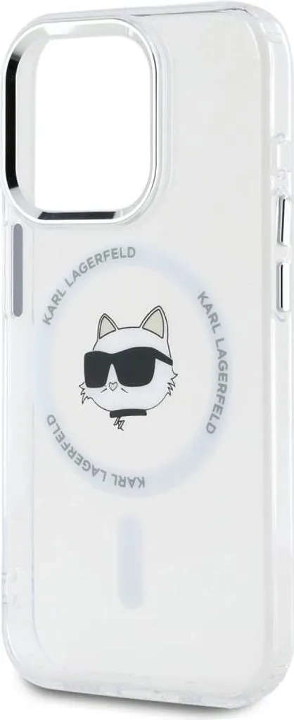 Karl Lagerfeld iPhone 15 Pro Max Case White MagSafe IML Choupette - 6