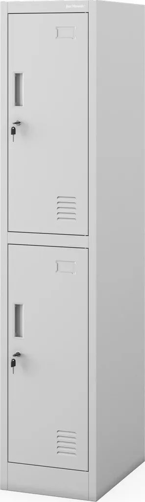Vestiaire monobloc gris IGOREK 1 PLUS 150cm avec serrure de sécurité