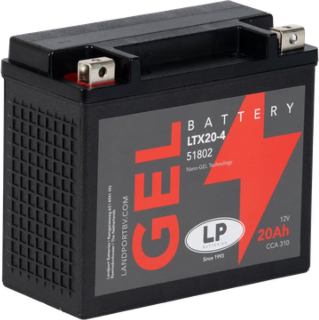 Batterie 12V 20Ah für Motorrad Startbatterie MG LTX20-4
