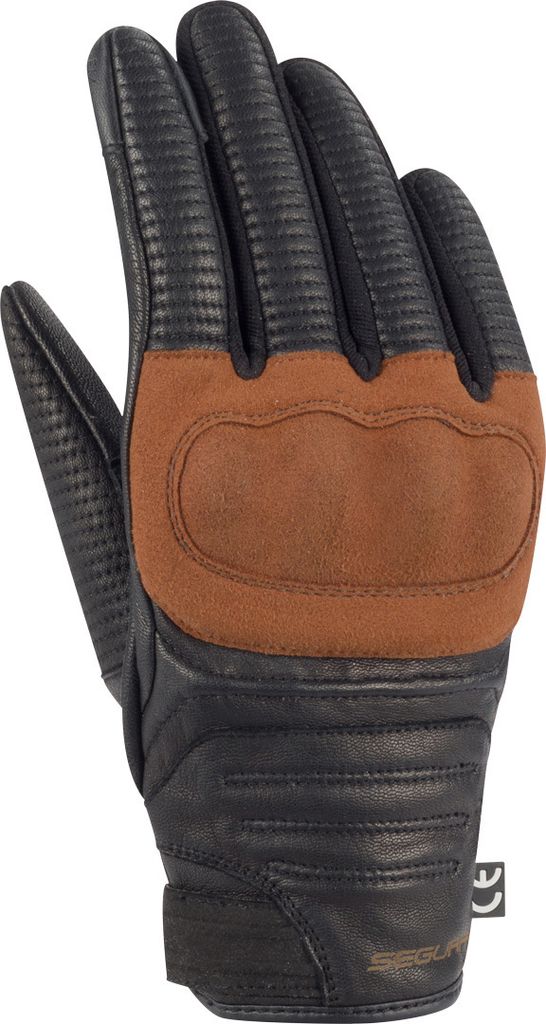 Segura Stoney Motorrad Handschuhe, schwarz/braun, 11