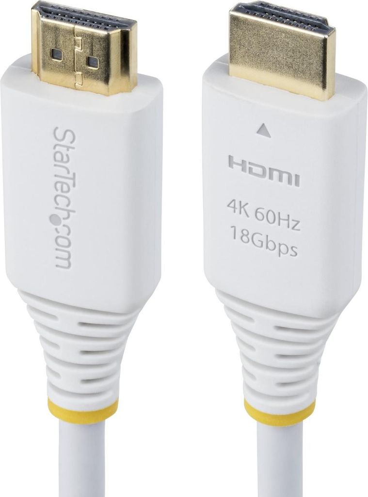 StarTech.com HDMI2-CABLE-4K60-6FW HDMI-Kabel 1,8 m HDMI Typ A (Standard) Weiß