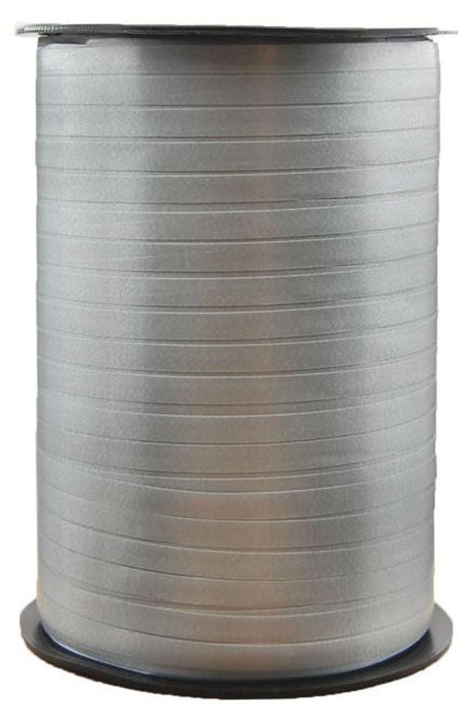 Geschenkband Polyband 5mm/500m Silber 05 Produktbild 