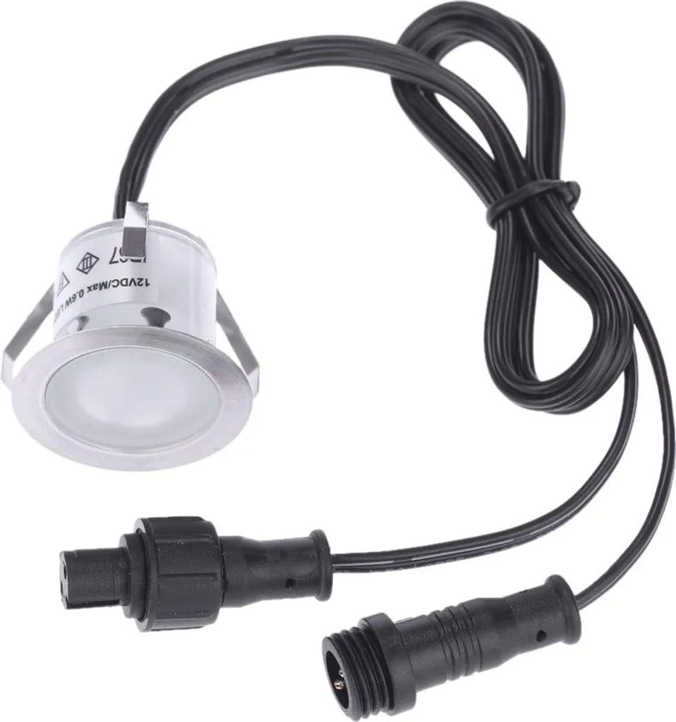 Luminaire de sol extérieur LED 32mm étanche IP67 pour balisage de cour