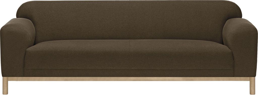 Dreisitzer-Sofa Sepia - Braun - Baku 12