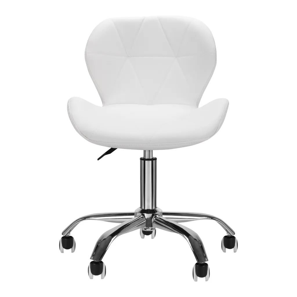 Sgabello Multiuso Qs-06 Bianco | Perfetto per Make-up e Scrivania - 4