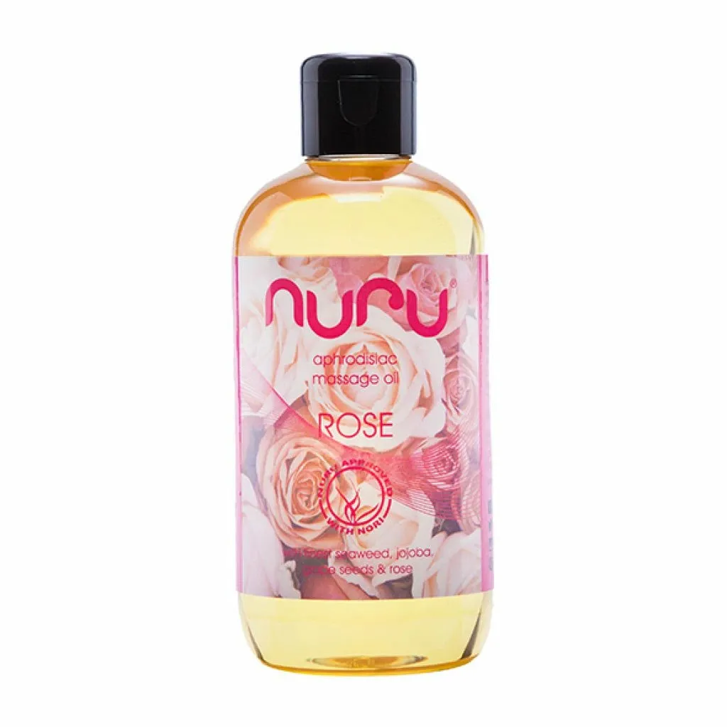 Huile de massage Nuru Rose 250 ml idéale pour relaxation de couple