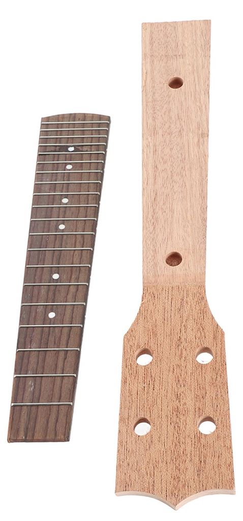 Ukulelenhals aus OkoumšŠ-Holz, Griffbrett aus Palisander, Musikinstrumentenzubehör (23 Punkte)