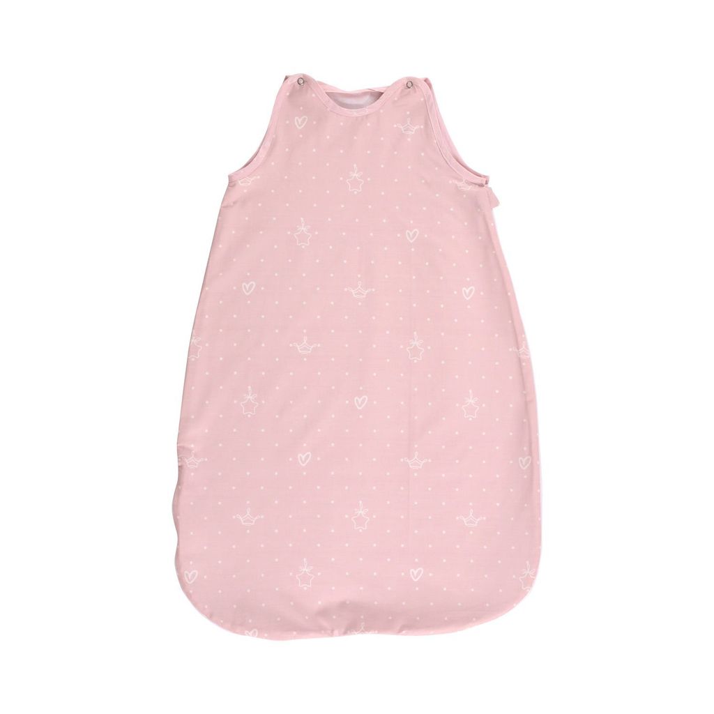 Lorelli Baby-Sommerschlafsack Summer, Lnge 100 cm Breite 50 cm, 100% Baumwolle rosa Sterne