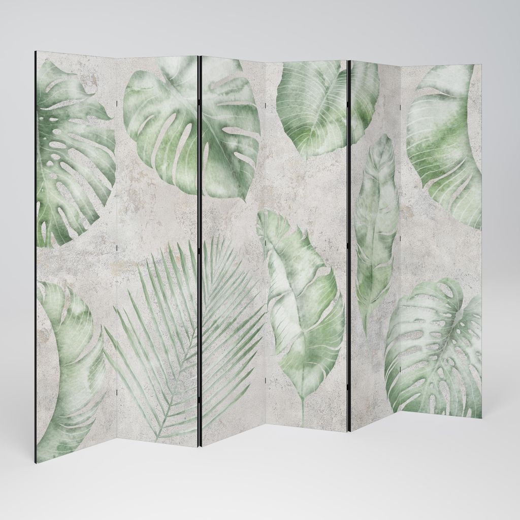 SpaceRebels Paravent Raumteiler - 6-teilig Raumtrenner, Druck 2-Seite - Raumtrenner - Trennwand Wohnung - Room Divider - Spanische Wand Deko Modern...