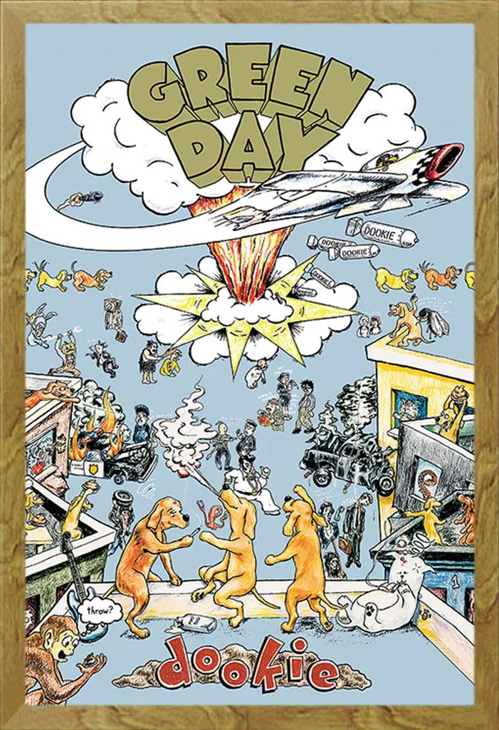 Green Day Dookie Poster Incorniciato Shinsuke Rovere 61x91.5cm Decor