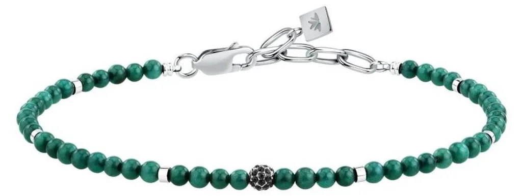 Bracelet Terra S1763 Quartz Minéral pour Homme - Pierres de 8mm de diamètre