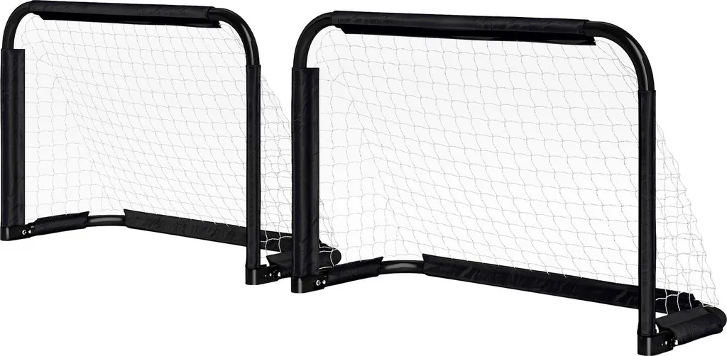 But de foot gain de place lot de 2 mini cages solides en métal noir