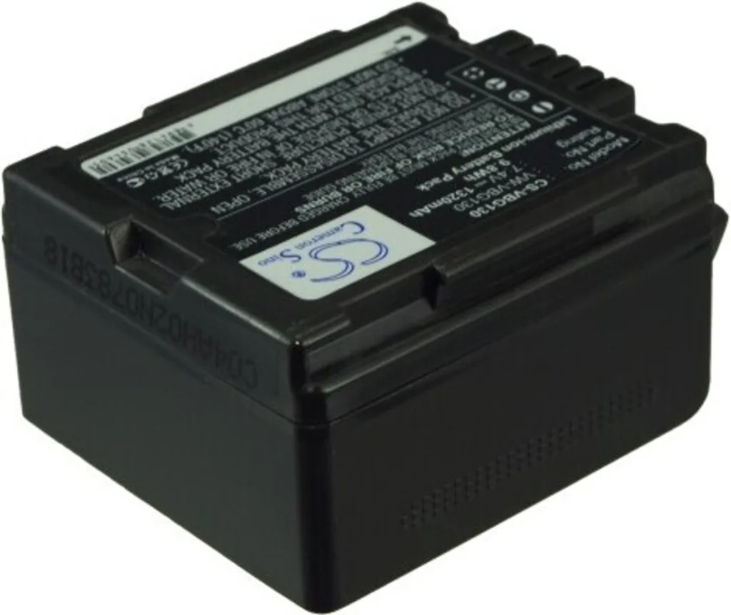 TECHTEK Batteria compatibile con [Panasonic] AG-HMC151, AG-HMC41, AG-HMC70, AG-HMC71, AG-HSC1, GS98GK, H288GK, H48, H68GK, HDC-DX1, HDC-DX3, HDC-HS10