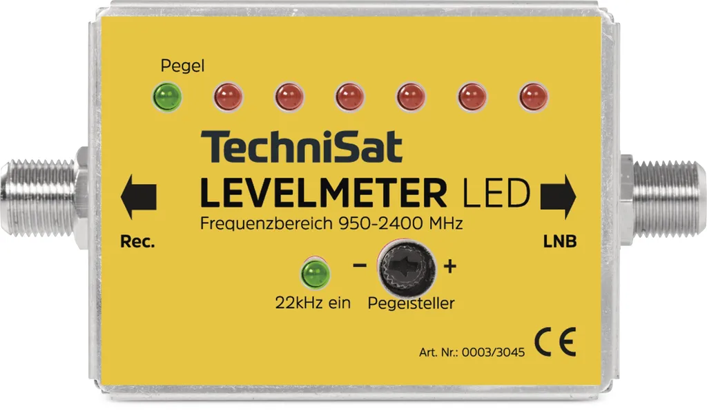 Technisat Levelmeter Digital LED Indicateur de Niveau 950-2400MHz F