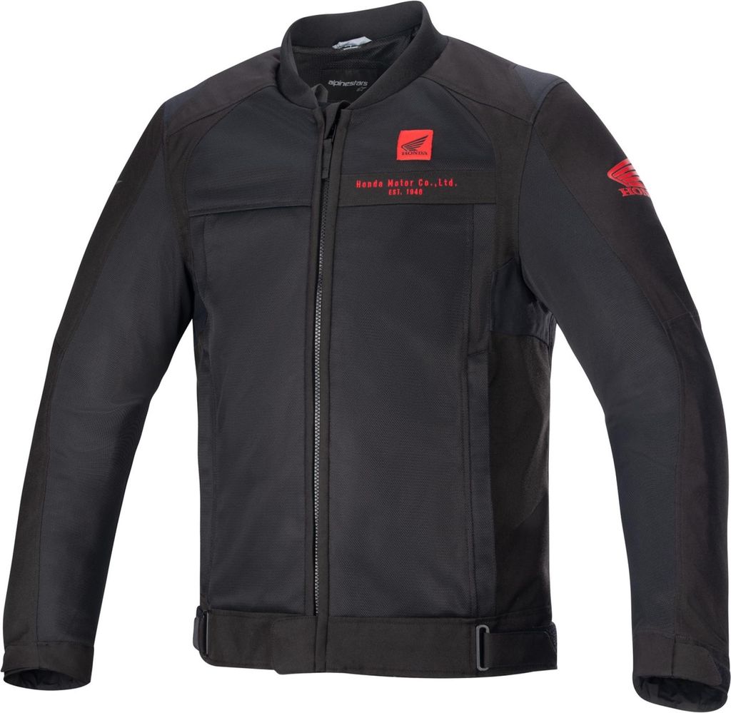 Alpinestars Honda Luc V2 Air Motorrad Textiljacke (Black/Red,XL)