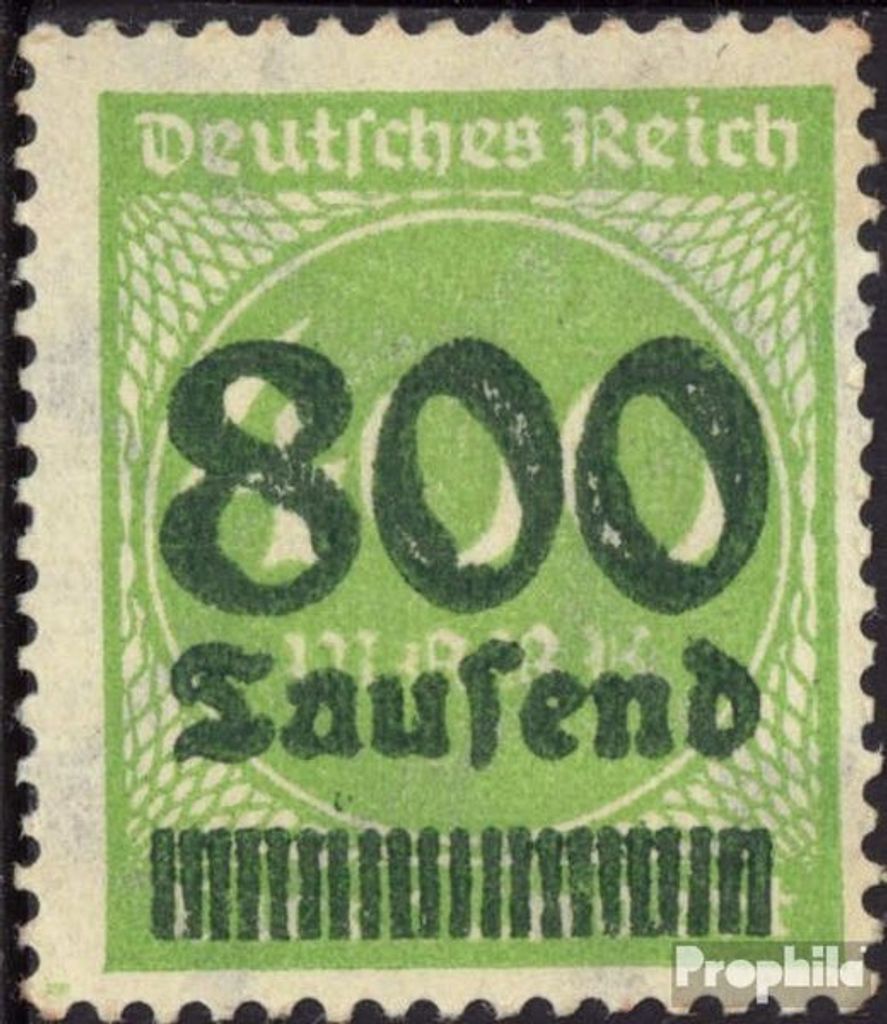 Briefmarken Deutsches Reich 1923 Mi 306 gestempelt Hochinflation