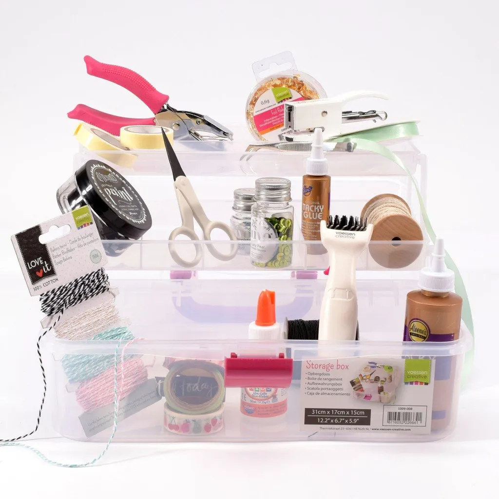 Boîte de rangement multi-compartiments robuste pour trier vos fournitures