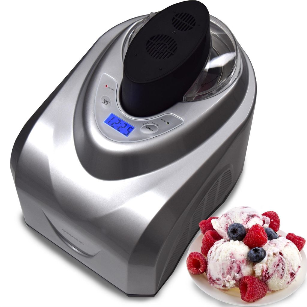 1,0 l Eismaschine mit Kompressor Zentoria Eiscreme Maschine Eisbereiter
