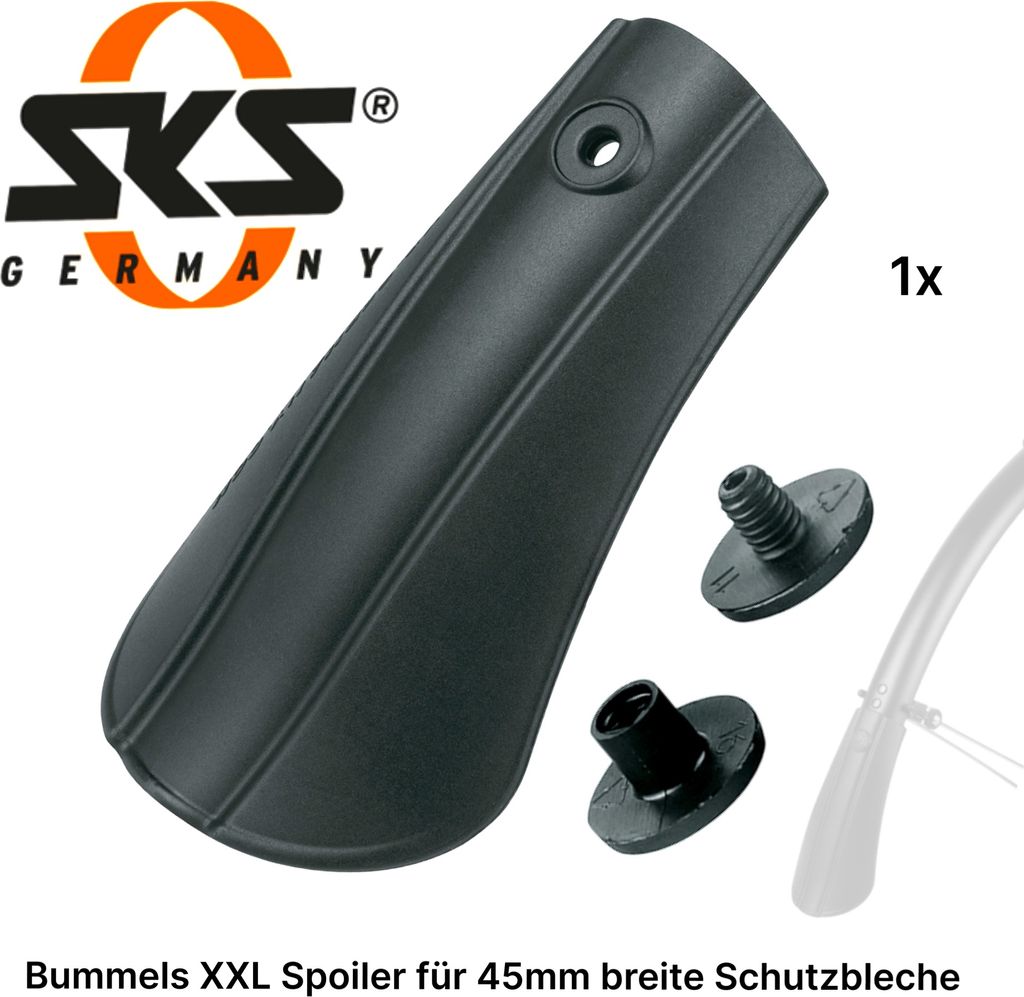 SKS Spoiler lang Fahrrad Spritzschutz Schutzblech Verlängerung 45mm