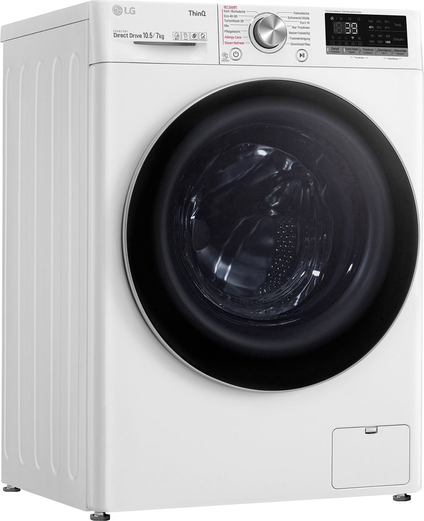 Waschtrockner Serie 7 10.5 kg Waschen 7 kg Trocknen TurboWash 360° LG V7WD107H2E