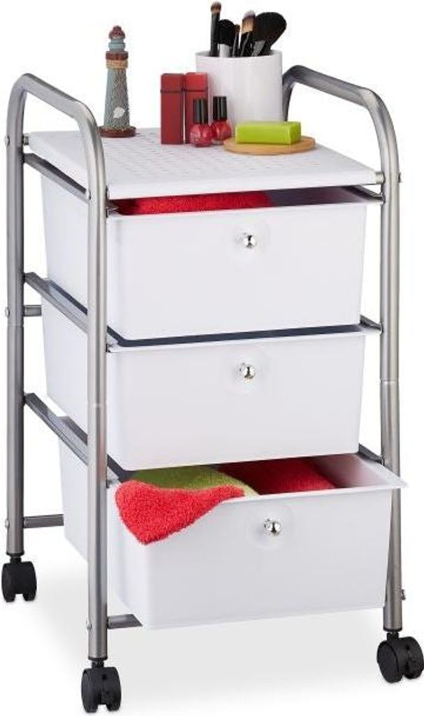 Badezimmerwagen mit 3 Schubladen