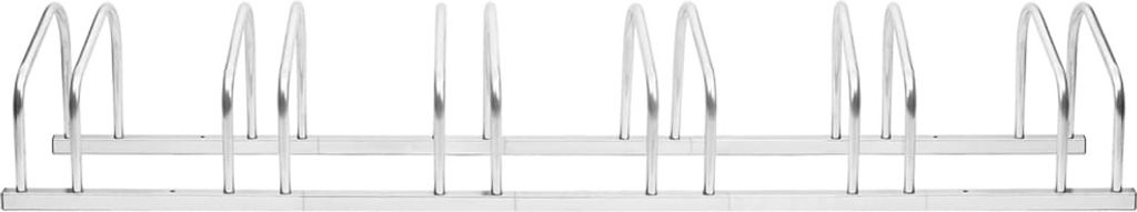 vidaXL Cavalletto per 6 biciclette Acciaio zincato Immagine del prodotto 
