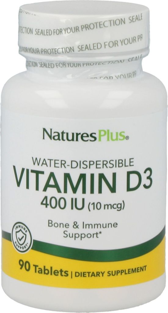 Natures Plus Vitamin D3 400 IU- 90 Tabletten