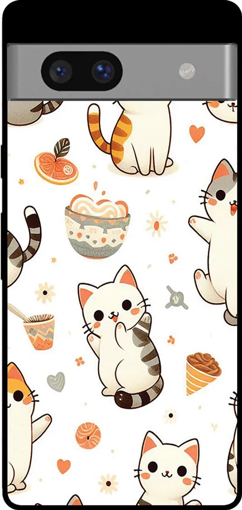 Custodia per Google Pixel 7 Pro con stampa di un gatto - TPU Backcover Case Cat Design