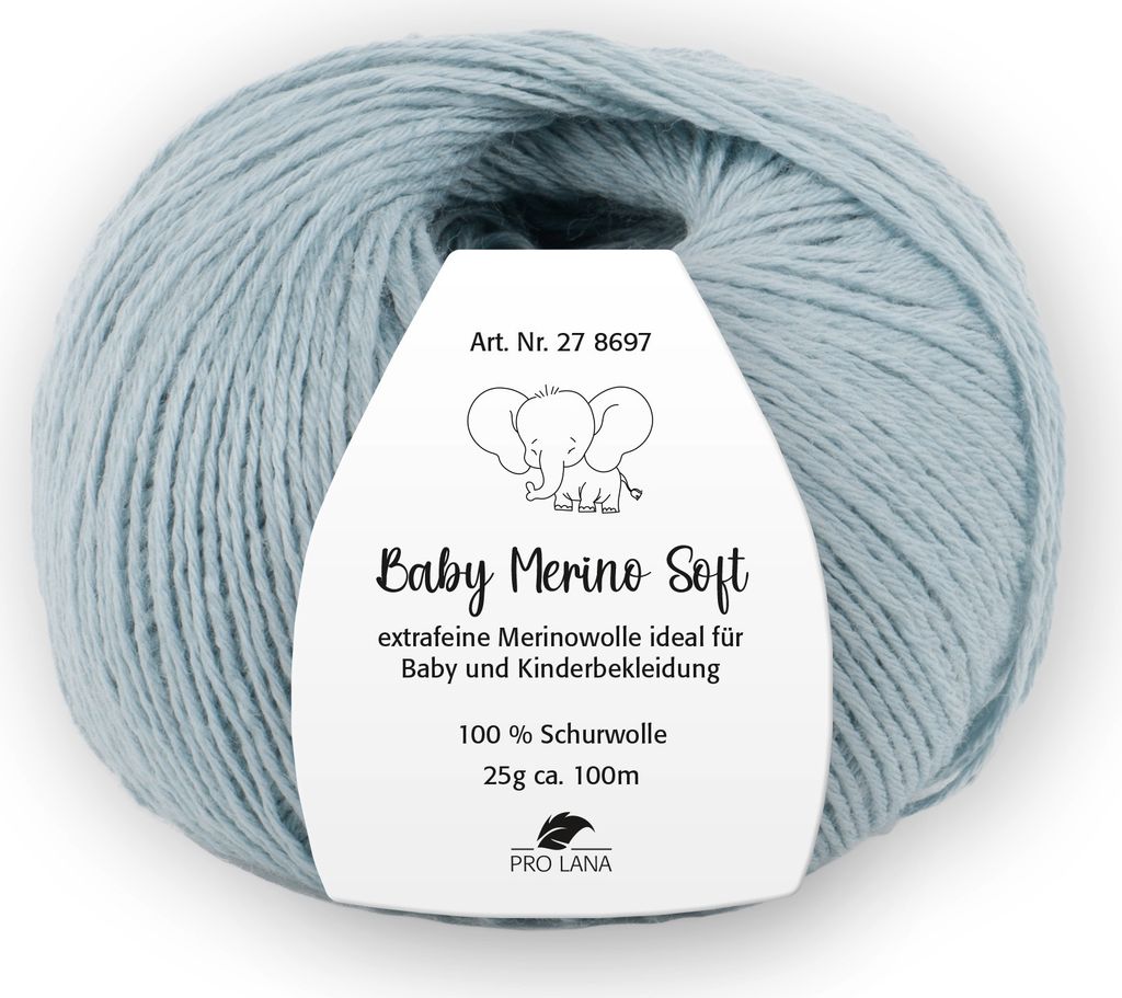 Pro Lana Baby Merino Soft 25g extrafeine Wolle Babywolle Produktbild 
