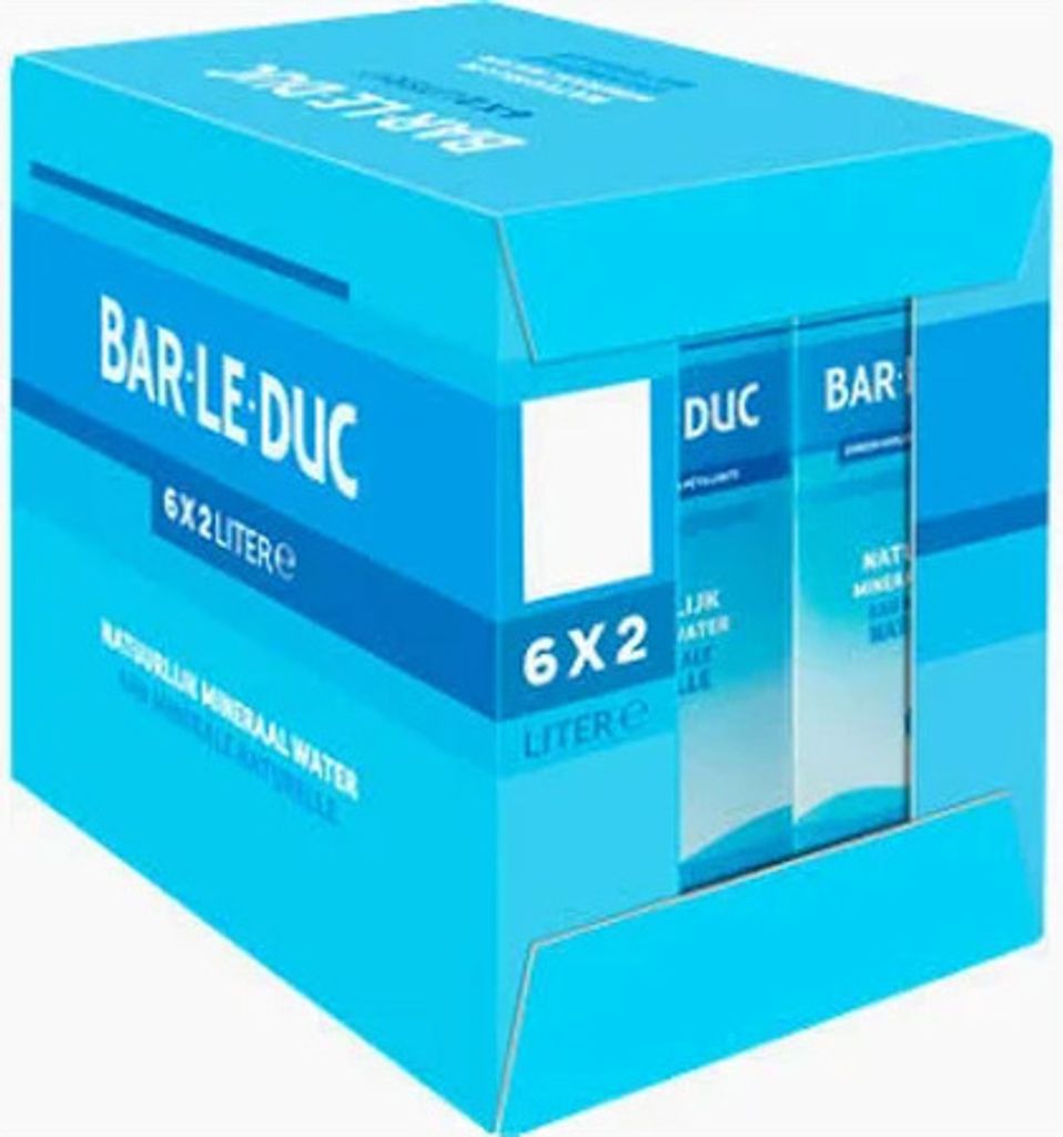 Bar-le-Duc - Acqua bar le duc gassata 2 litri | 6 pezzi Immagine del prodotto 