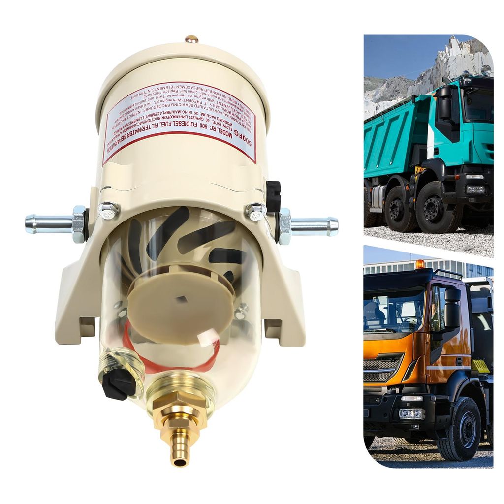 Dieselkraftstofffilter Wasserabscheider Öl Wasserabscheider mit Schraubring Diesel Marine Kraftstofffilter 500FG 500FH