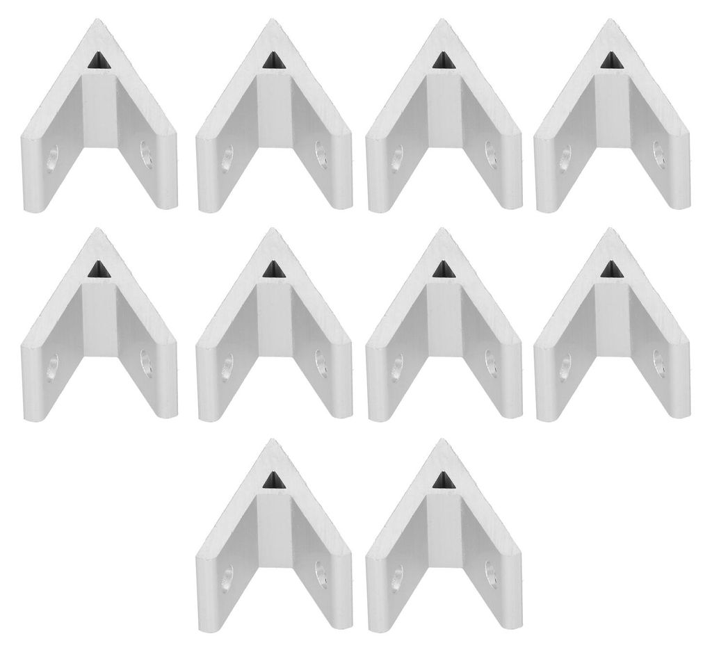 10 Stück Aluminium-Winkel-Eckverbinder für Industrieprofile 2030404550603030-45¡ã